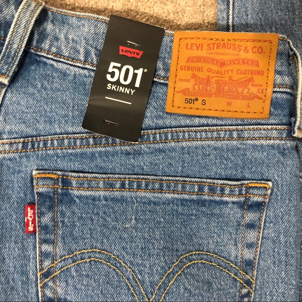 levi’s 501 skinny jeans!